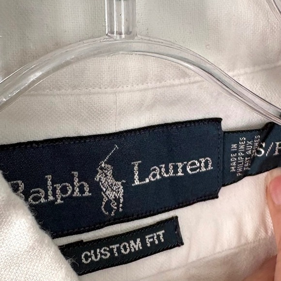 Ralph Lauren Men's White Cotton Button Down Shirt in Size S - Picture 11 of 12